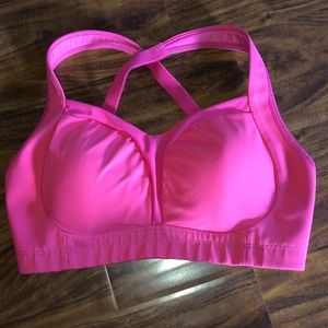 Lulu lemon pink fitted 34DD sports bra
